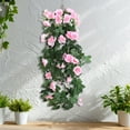thumbnail image 1 of Apmemiss Clearance Artificial Hanging Flowers, UV Resistant Fake Plastic Faux Hanging Plants Morning Glory Vines for Indoor Outdoor Home Room Garden Porch Eave Wedding Wall Decor, 1 of 7