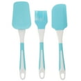 thumbnail image 1 of 1 Set of Silicone Scraper Pastry Oil Brush DIY Cake Spatula Scraper Basting Brush Set Kitchen Cookware, 1 of 8