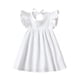 thumbnail image 1 of Vestido Goodplayer con volantes, algodón y lino, blanco, 5 años, 1 of 7