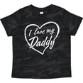 thumbnail image 3 of Inktastic I Love My Daddy in White Chalk Heart Boys or Girls Toddler T-Shirt, 3 of 5