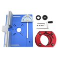 thumbnail image 1 of Aluminium Router Table Woodworking Trimmer Electric Wood Milling Flip Plate Blue, 1 of 9