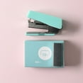thumbnail image 4 of Iumwxz Macaroon Mini Stapler Set Stapler Fresh Style Metal Binder Small Office Study Stapler Learning Supplies Office Supplies Compact Portable Alloy 1.53 X 1.06 X 0.59 In, 4 of 5