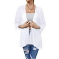 thumbnail image 3 of Faithtur Veste en Chiffon Transparent pour Femmes, Hauts Décontractés, Cardigans de Plage, 3 of 6