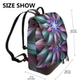 thumbnail image 2 of Fotbe Colored Abstract Mochila Bolso con Estampado para Mujer, Mochila Antirrobo de Nylon Impermeable, Bolsa Ligera de Hombro, 2 of 4