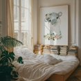 thumbnail image 4 of Hippo, Jungle Animals, Safari Animals, Pink Flowers, Girl Nursery - Illustration Watercolor Animal Floral Whimsical Unframed Wall Art Print 30 x 40 inches, 4 of 13