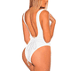 thumbnail image 5 of Traje de baño de una pieza sexy para mujer de color rosa, sin espalda, con cordones y bikini, 5 of 5