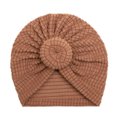 thumbnail image 1 of Sombreros para bebé, gorro de terciopelo con bola de pelo de 10 cm, para niña y niño, bonito gorro para mujer., 1 of 3