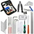 thumbnail image 3 of TIMESETL Guitar Repairing Maintenance Tools Kit String Organizer String Action Ruler Gauge Measuring Tool Hex Wrench Set Files Fingerboard Guard Understring Radius Gauges Guitar Fret Rocker Leveling, 3 of 15