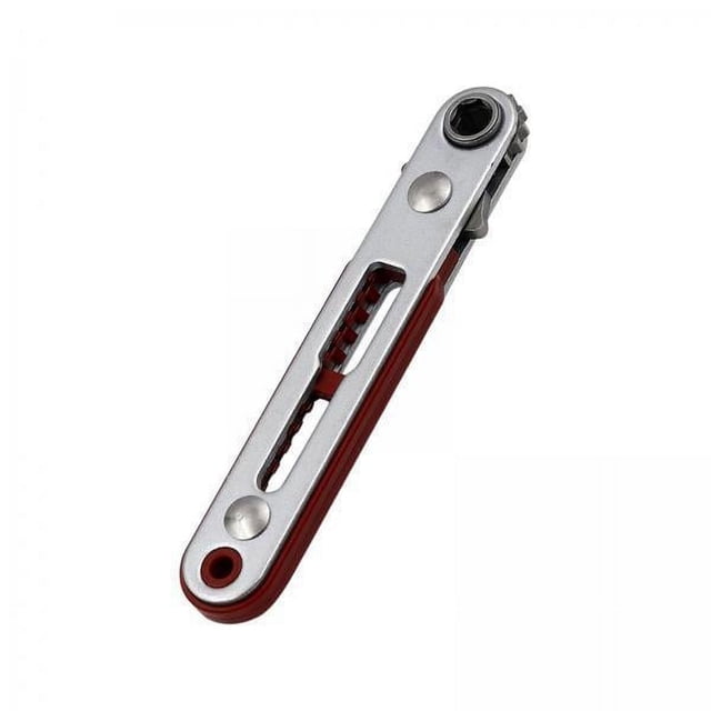 6x Llave de Trinquete de Cabeza de Doble Accionamiento de 1/4 Pulgadas con Mini Llave de Trinquete Destornillador de Trinquete Desplazado 6 piezas