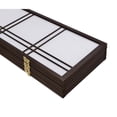 thumbnail image 3 of Legacy Decor 5 Panels Room Divider Privacy Screen Lattice Design 5.9 ft Tall x 7.3 ft Wide Espresso, 3 of 5
