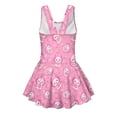 thumbnail image 5 of Uourmeti Cartoon Axolotl Print Girls One Piece Swim Dress - Quick Dry Skirted Bathing Suit for Beach, Pool & Summer Vacation, 5 of 8