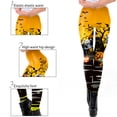 thumbnail image 4 of Women's Printed Leggings Halloween Leggings Halloween Costume Legging Stretch Funny Running Pants TightsWorkout Legging Pants - L, 4 of 7