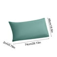 thumbnail image 3 of All - Season Breathable Body Pillowcase, Velvet Soft & Cooling Pillowcase for Hot Sleepers, Night Sweats, 3 of 9