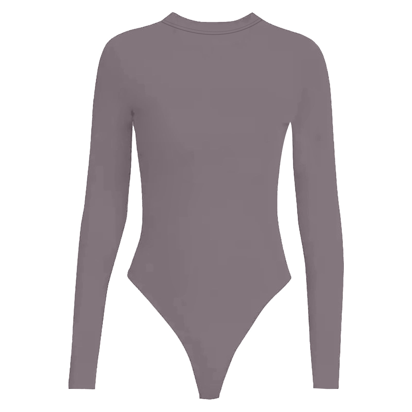 kamemir Women's Crew Neck Long Sleeve Bodysuit T Shirts