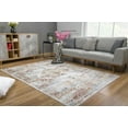 thumbnail image 2 of Rug Branch Contemporary Transitional  Grey Red Indoor Area Rug - 6x9, 2 of 8