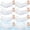 White, variant on 8 pair Soft Breathable Protective Arm Sleeves for Elderly Thin Skin, Bruise & Abrasion Prevention Sleeves for Men Women