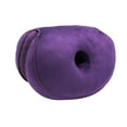 thumbnail image 3 of Cojín para Sil de Oficina, Espuma Viscoelástica, Soporte para Espalda, Cojín para Asiento , Asiento de Rosquil para Hemorroides, Púrpura perfecl Memory Foam Cushion Pillow, 3 of 8