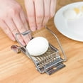 thumbnail image 2 of Feltree Kitchen Restaurant Boiled Eggs Slicers Multipurpose Stainless Steel Eggs Stainless Steel Cutter Fancy Cutter Skin, 2 of 5