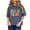 Denim, variant on Pre-K Vibes with Flowers, Prekindergarten School Teacher Themed, Groovy Retro Wavy Text, Moss Comfort Colors T-Shirt, Small
