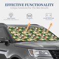 thumbnail image 5 of Yiaed Sunflowers And Butterflies Print Car Front Windshield Sun Shade,Foldable Anti-UV Car Sunshade for Front Window for Most Vehicles-Medium, 5 of 5