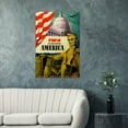 thumbnail image 5 of Across America - Fly TWA - Vintage Airline Travel Poster Travel Posters (12x18Inches(Black-Framed)), 5 of 6