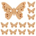 thumbnail image 1 of Miangastore 50Pcs Wood Butterfly Buttons DIY Sewing Buttons Cartoon Butterfly Buttons Clothes Wooden Buttons, 1 of 9