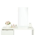 thumbnail image 2 of Ktaxon Modern Vanity Table with Mirror and , White finish, 2 of 14