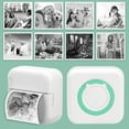 thumbnail image 6 of Portable Mini Thermal Printer 20 Rolls Mixed paper Photo Label Memo Wrong Question Printing with USB Cable Imprimante Portable (20 Rolls white), 6 of 7