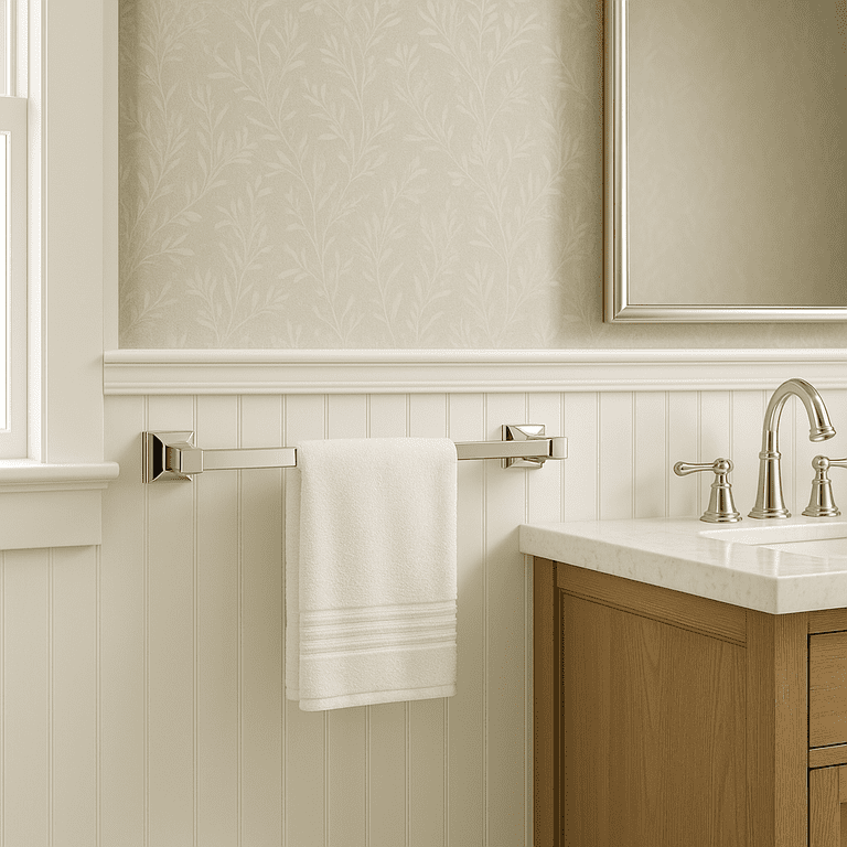 18-Inch Wall Mount Towel Bar, Polished Chrome photo 2