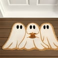 thumbnail image 7 of DERONA Halloween Ghost Front Door Mat Outside Entrance Rug,Outdoor Mats for Front Door in Cute Spooky Design,Door Mat Indoor Entrance for Fall Decor and Party Accent, 7 of 7