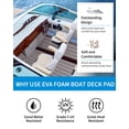 thumbnail image 4 of Suelo para barcos OCEANBROAD, espuma EVA autoadhesiva, 244 x 18 cm, gris, 4 of 8