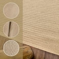 thumbnail image 4 of SHILIU-3x5 Ft Oval Jute Rug for Entryway, Hand Woven Natural Fiber Aera Rug, Solid Farmhouse Mat for High Traffic Area, Bedroom, Living Room, Office, Kitchen, Outdoor (Natural Brown, Oval 3' x 5'), 4 of 4
