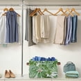 thumbnail image 5 of Tropical Palm Leaves Green Jungle [ת»»] Square Storage Basket Storage Bins Canvas Storage Organizer Closet Shelf Organizer for Home Office, 1 Pc, 5 of 7