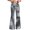 Gray, variant on Women's Fashion Loose Drawstring Waist Floral Print Casual Sports Flared Pants, Elastic Joggers Sweatpants, Stylish Yoga Pants for Women,Complexion,S