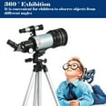 thumbnail image 4 of Dvkptbk Astronomical Telescope for Adults Children Profession Refractor Telescope 400mm Focal Length High Magnification Telescope for Beginners Gift 150X, 4 of 9