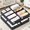 Black-10, variant on Black 21-Pack Drawer Storage Organizer Bins for Clothes Socks and Accessories