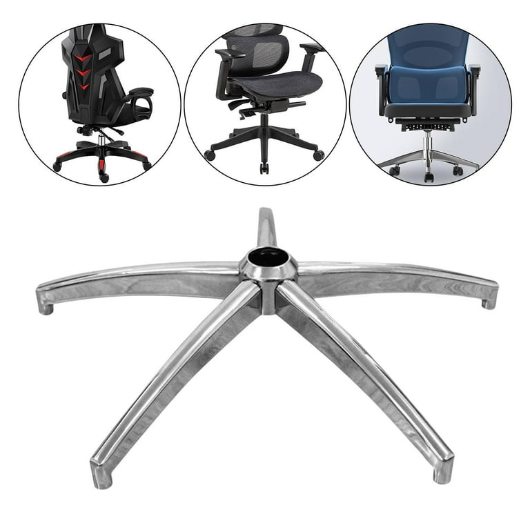 Removable Swivel Chair Base ,Reinforced Metal Leg ,Replaceable Office Furniture Accessories ,Universal Desk Chair Base for Office Gaming Chair Style C