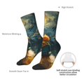 thumbnail image 4 of Bingfone Compression Socks for Women and Men Long Socks for Running Athletic Cycling Nurse- Whimsical Starry Night Scene, 4 of 6
