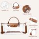 thumbnail image 3 of Bolsa transparente BOSTANTEN Stadium Approved, pequeña, bandolera, color marrón, 3 of 6