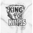 thumbnail image 2 of King of Kings Jesus Christ Religious Unisex Plus Fleece Graphic Hoodie Brisco Brands 4X, 2 of 5