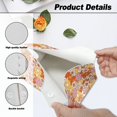 thumbnail image 6 of COEQINE Rectangle Facial Tissue Holder Dispenser PU Leather Facial Tissue Organizer Case for Bathroom, Kitchen, Bathroom, Outdoor, Car, 7.95"X4.92"X4.52", Hippie Flower Daisy Orange, 2 Pcs, 6 of 7
