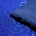 thumbnail image 6 of Unique Bargains 2 Pack Sequins Decorative Throw Pillow Covers 16" x16" Royal Blue, 6 of 8