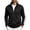 03#Black, variant on Men's Full Zip Track Jacket, Long Sleeve With Side Pockets, Regular Fit Contrast Sleeve Stripes, Spring Autumn Outerwear For Male