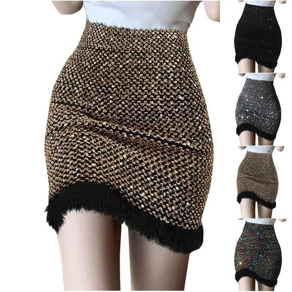 USSUMA Skirts for Women Trendy Summer Midi Skirt Solid Color High Waist Slim Mid-Calf Skirt Trendy Dress Lightweight Skirts Birthday Holiday Saving Black Skirt for Women Free Size