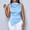 Sky Blue, variant on Sleeveless Tops Loose Fit Flowy Tank Long Tank Tops Stretchy Tank thick strap tank Lounge Blouse Beach Vests Gauze Shirts for Women sleeveless shirts for women wide strap tanks Sky Blue M