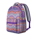 thumbnail image 2 of Mantra Leather Trim Backpack - Premium Look Bookbag for Professionals, Business Casual Style, Sophisticated Gift for Coworkers, 2 of 6
