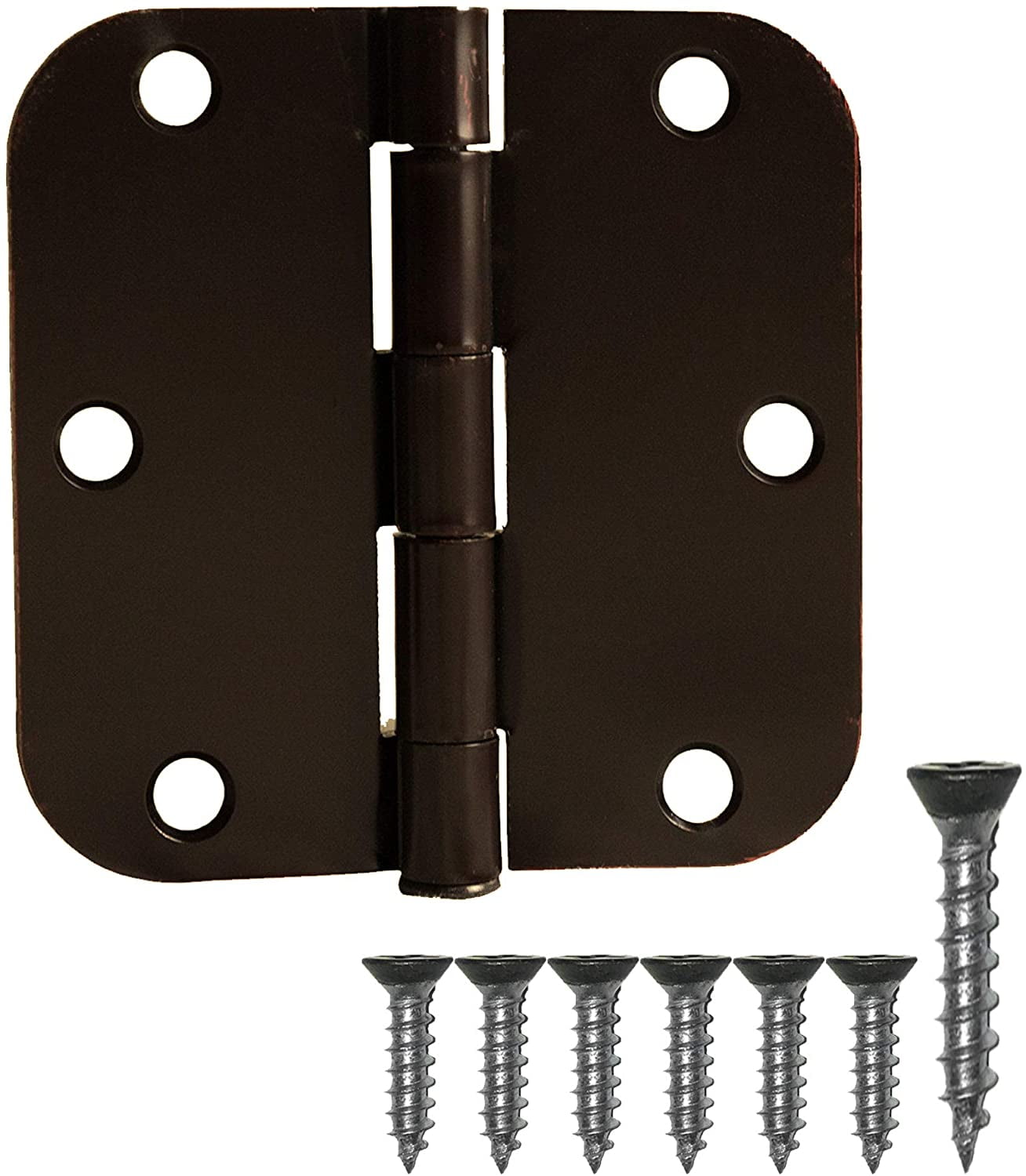 Ilyapa 18 Pack of Door Hinges Oil Rubbed Bronze 3.5 x 3.5 Inch