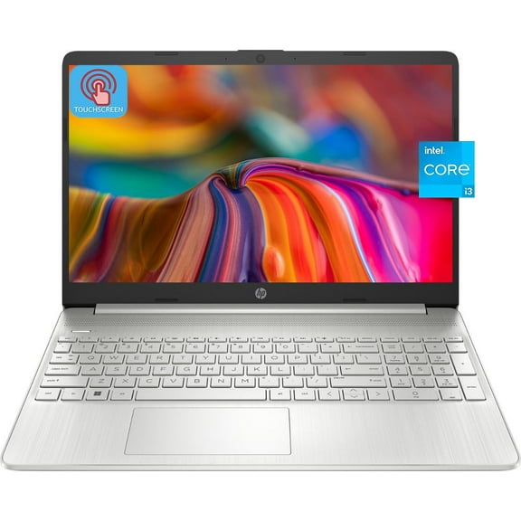 HP 2023 Laptop, 15.6" Touchscreen Display, Intel Core i3-1115G4, 16GB RAM, 512GB SSD, Fast Charge, Intel UHD Graphics, Wi-Fi, Bluetooth, Webcam, Thin & Portable, Windows 11 Home in S Mode