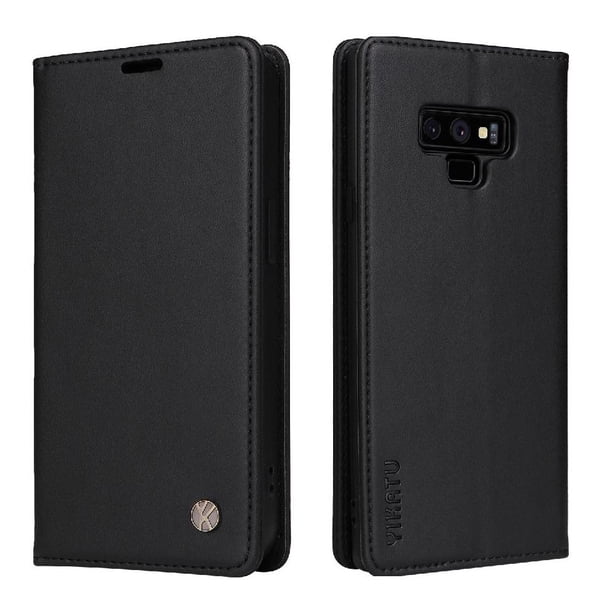 Funda para Samsung Galaxy Note 9 Estuche de Cuero PU Tipo Cartera con Ranuras para Tarjetas y Cierre Magnético