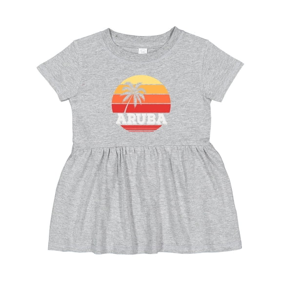 Inktastic Aruba Vacation Girls Baby Dress